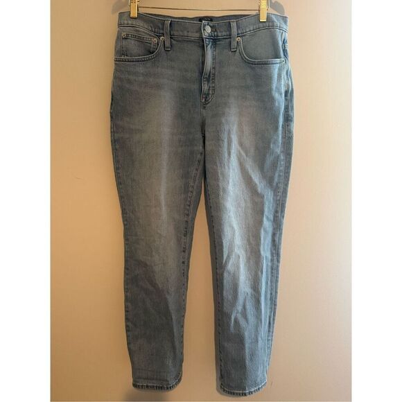J. Crew Slim Boyfriend Women's Jeans Blue Medium Wash Size 30 - Picture 1 of 6